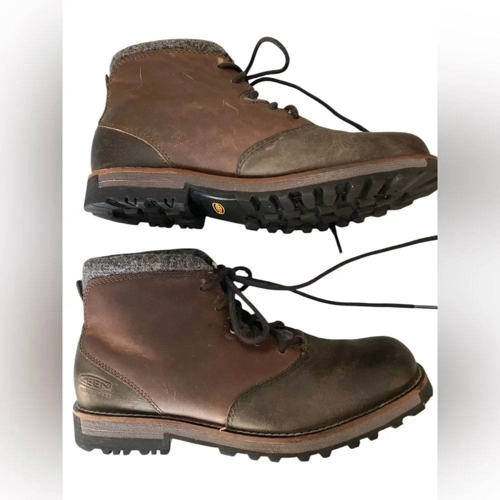 Keen Men's The Slater Waterproof Boot Size 8 Hiking Winter Hunting Insulated